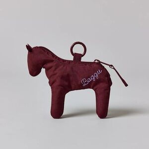 BAGGU Mahogany Horse Bag Charm